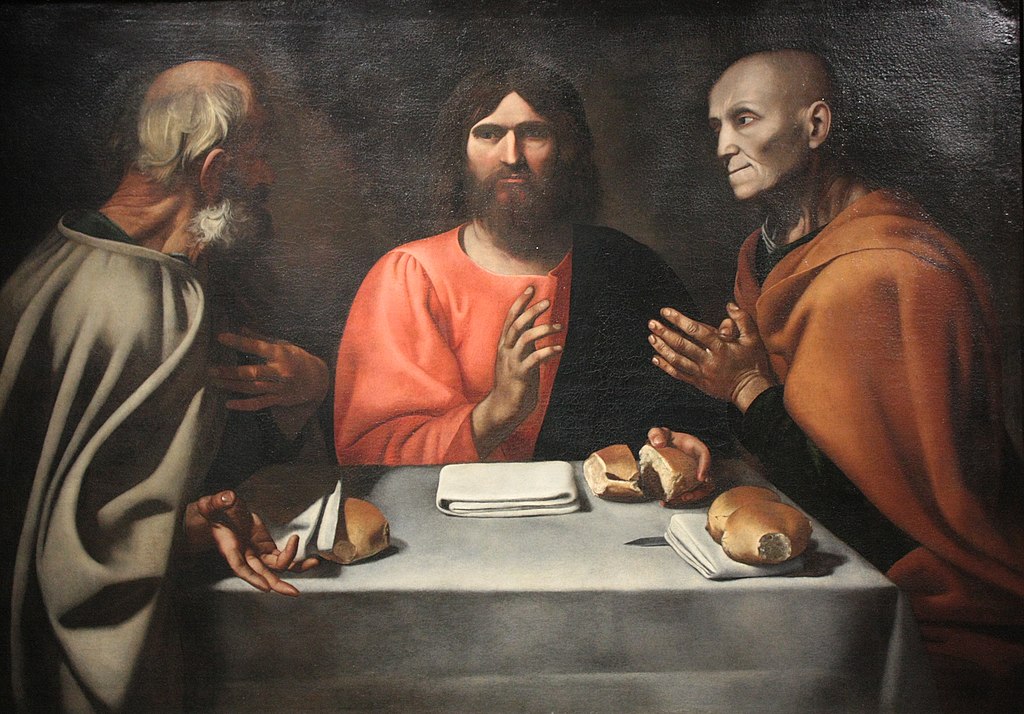 Christ at Emmaus house by Alonso Rodriguez