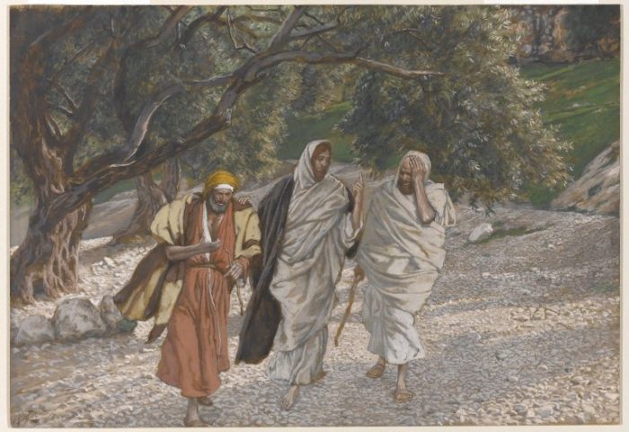 James Tissot painting of Walk to Emmaus