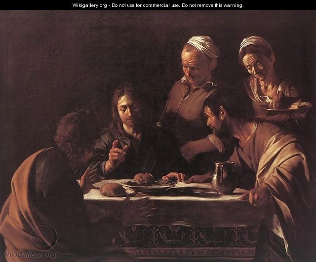 Supper at Emmaus 2 by Caravaggio
