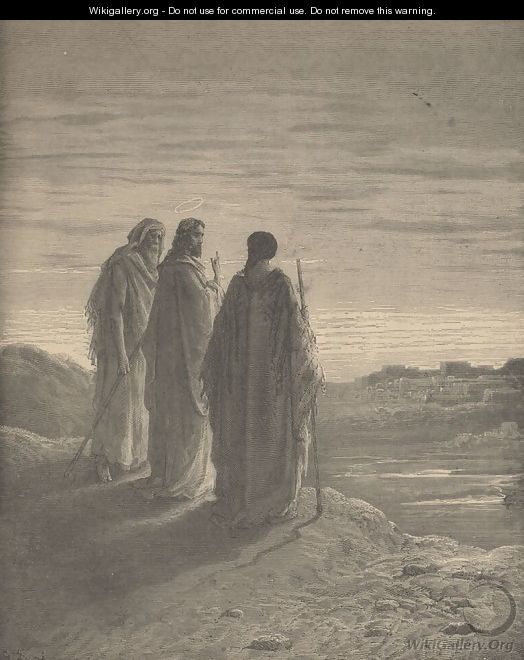 The Journey to Emmaus by Gustave Dore