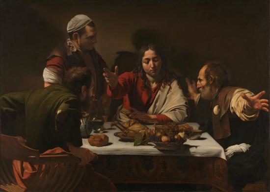 Caravaggio painting The Supper at Emmaus