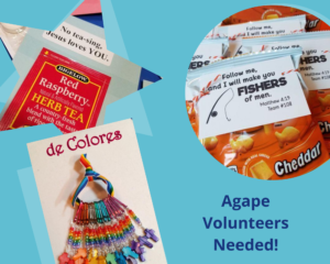 Agape Volunteers needed