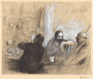 Pilgrims at Emmaus, by Jean-Louis Forain