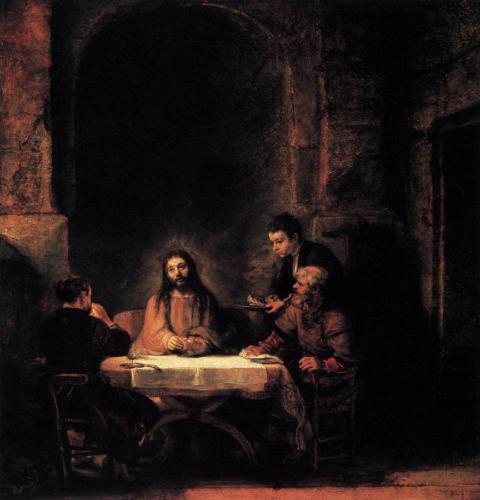 The Supper at Emmaus- Rembrandt 